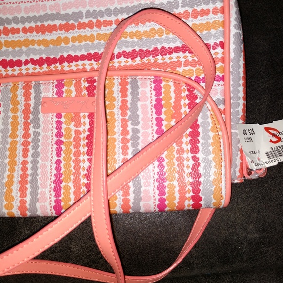 VERA BRADLEY - CONFETTI STRIPE - LEATHER CROSSBODY - Picture 4 of 7